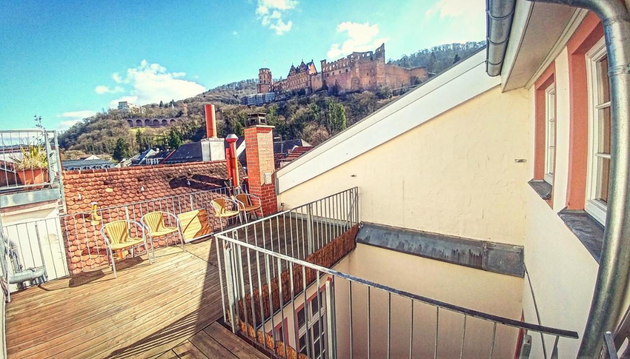 Wohnen unter dem Schloss Heidelberg Exterior foto