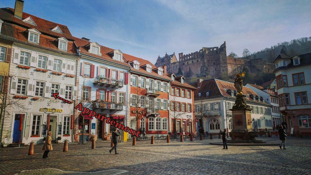 Wohnen unter dem Schloss Heidelberg Exterior foto